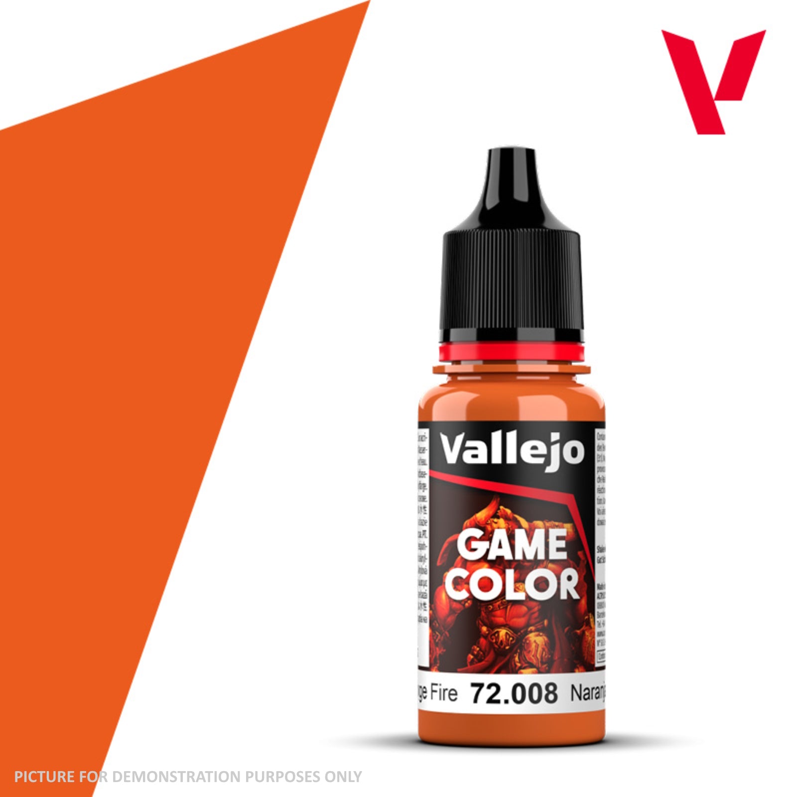 Vallejo Game Colour - 72.008 Orange Fire 18ml